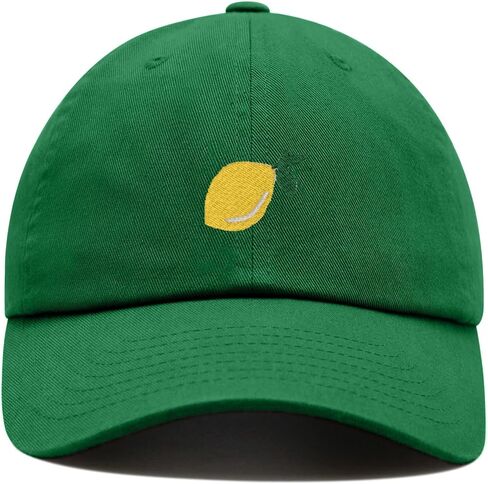 Lemon Baseball Cap Embroidered Cotton Adjustable Dad Hat in Saudi Arabia