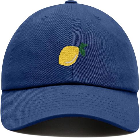 Lemon Baseball Cap Embroidered Cotton Adjustable Dad Hat in Saudi Arabia