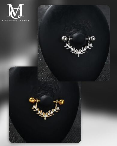 CM Crareesi Mania Nipple Shield Ring 316L FESTER NIPPLE NIPPLE NIPPLE JOLLEYS 14G FLOWER NIPPLE in Saudi Arabia