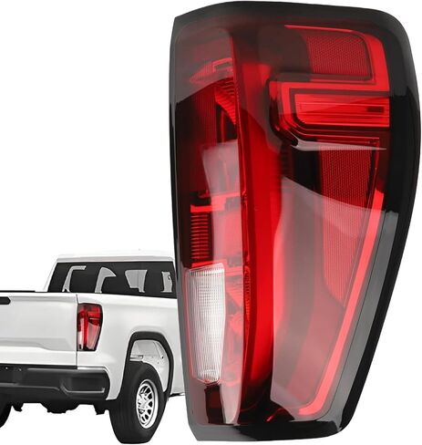LED Type Tail Light Assembly Compatible with 2019-2024 GMC Sierra 1500 2500 HD 3500 HD, Right Passenger Side Taillights Rear Lamp Brake Light Replace GM2801310 86820474 84565922 in Saudi Arabia