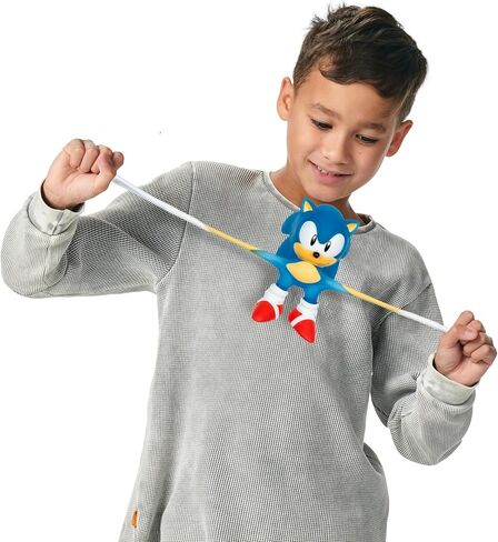 Heroes of Goo Jit Zu Ultimate Surge Shadow, Powered Up with Glow Surge Giving Him Glow-in-The-Dark Powers, Scrunchy, Stretchy Filling, Stretch Him Up to 3 Times His Size in Saudi Arabia