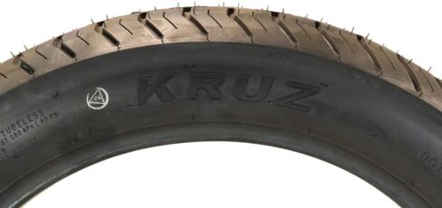 Kenda Kruz K673 80/90-21 (48H) Front Motorcycle Tire - Bias Ply, Tubeless, DOT Approved, High-Mileage Cruiser Tire with Excellent Wet Grip and Stability, (80-90 21 48H) Includes Kenda Keychain in Saudi Arabia