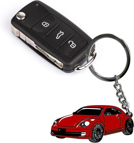 سلسلة مفاتيح Beetle ذات الوجهين ، لملحقات الخنفساء 2005-2022 ، سلسلة المفاتيح المعدنية على الوجهين in Saudi Arabia