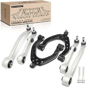 A-Premium Set of 6, Front Forward & Rearward Lower & Upper Control Arm Kit, with Ball Joint & Bushing, Compatible with Tesla Model S 2012-2021 in Saudi Arabia