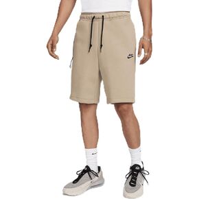 Nike Sportswear Tech Fleece Shorts (Khaki/Black ، FB8171-247) Size X-Small in Kuwait