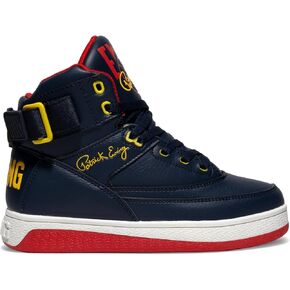 Ewing Patrick Athletics Women 33 Hi Orion Retro Sneaker-Navy/Red/Yellow/White-Tove Vangy ، حزام كاحل قابل للانعكاس ، كوبسول كامل الطول in Kuwait