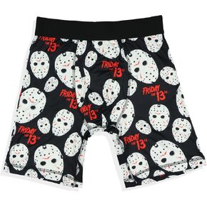 INTIMO Friday The 13th Men's Jason's Mask Allover Design Adult Boxer Briefs Tight Fit Underwear in Saudi Arabia