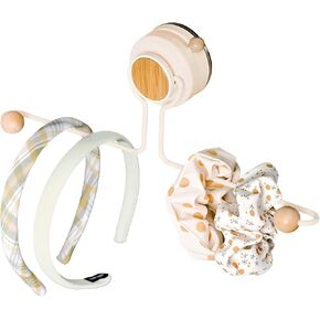 حامل عقب الشعر علاقات الشعر منظم مع أكواب الشفط - منظم مقطع مخلب للحمام ، غرفة نوم - حامل المجوهرات للأساور والساعات والسوار والنظارات in Kuwait