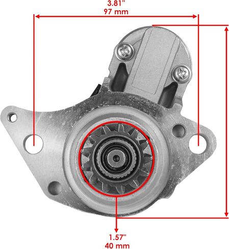 Caltric Starter متوافق مع Honda Outboard 75 90 115 130 New 1997-2006 in Saudi Arabia