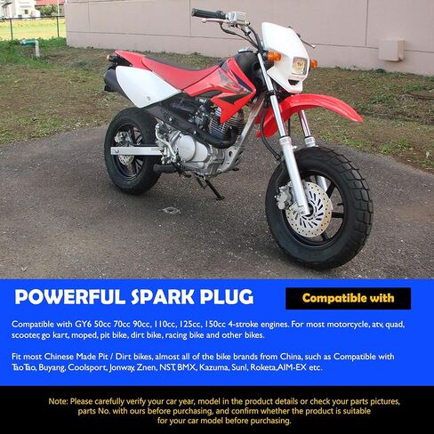 GY6 Racing Ignition Coil 5 Pins AC CDI Box Spark Plug Compatible with GY6 4-Stroke 50cc 70cc 90cc 110cc 125cc 150cc Motorcycle Scooter ATV Go Kart Moped Quad Pit Dirt Bike Racing Bike and Other Bikes in Saudi Arabia