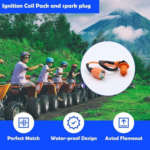 GY6 Racing Ignition Coil 5 Pins AC CDI Box Spark Plug Compatible with GY6 4-Stroke 50cc 70cc 90cc 110cc 125cc 150cc Motorcycle Scooter ATV Go Kart Moped Quad Pit Dirt Bike Racing Bike and Other Bikes in Saudi Arabia