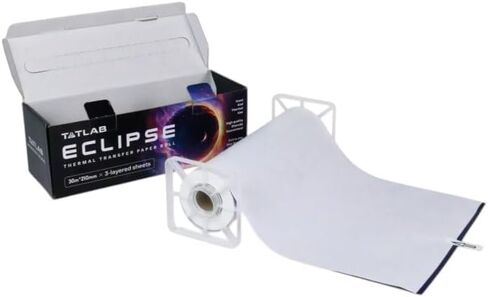 Eclipse Tattoo Stencil Paper - 98.5 Feet Roll - Thick, Durable Purple Carbon for Smooth Stencil Transfers in Saudi Arabia