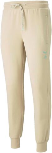 PUMA Mens A.T X Sweatpants Casual Comfort Technology - Beige - Size M in Saudi Arabia