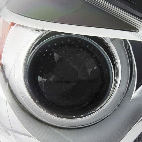 AKKON - FITS 2013-2016 DODGE DART [نوع الهالوجين] جهاز الإسقاط المصباح الرئيسي للركاب الأيمن الجانب الأيمن مع نموذج الحافة الكروم in Saudi Arabia