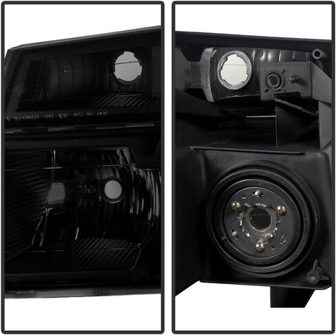 Acanii - لعام 2004-2012 Chevy Colorado GMC Canyon Black Smoke Meachlips w/Corner Lights Lamps [4pc set] LH+RH in Saudi Arabia