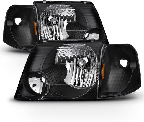 Acanii - لـ BLK 2002 2003 2004 2005 Ford Explorer المصابيح الأمامية in Saudi Arabia