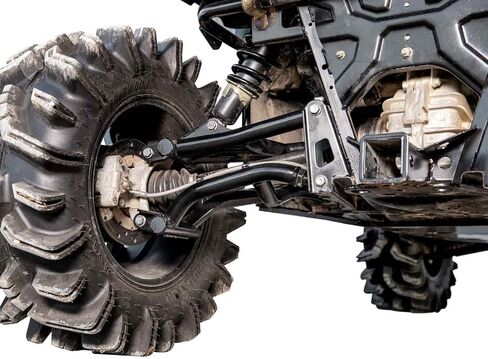 SuperAtv الخلفية A-arms لـ Polaris Ranger Midsize 570 (انظر التناسب) | معطف مسحوق مقاوم للأشعة فوق البنفسجية | كتل محورية قابلة للتعديل | تناسب ما يصل إلى 28 "إطارات مع 1.5" خلوص الأرض in Saudi Arabia