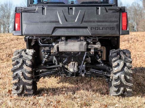 SuperAtv الخلفية A-arms لـ Polaris Ranger Midsize 570 (انظر التناسب) | معطف مسحوق مقاوم للأشعة فوق البنفسجية | كتل محورية قابلة للتعديل | تناسب ما يصل إلى 28 "إطارات مع 1.5" خلوص الأرض in Saudi Arabia
