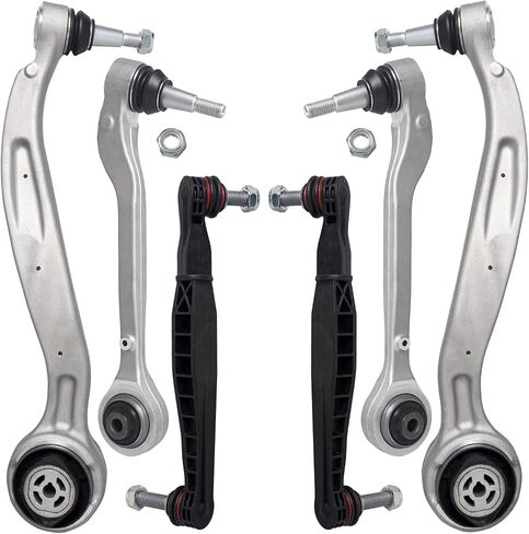 AUQDD 6Pc Suspension Kit Front Lower Control Arm and Ball Joint Assembly Stabilizer Link Compatible With 2016-2023 Chevy Camaro (w/FE2 or FE3) (# 23317365 23317366 84012305 84012306 K750672 K750673) in Saudi Arabia