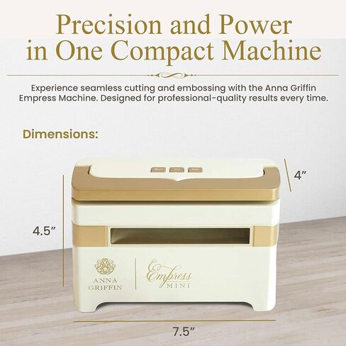 Anna Griffin Empress Elite Die Cutting Machines with Large Plates - 10% Faster Electric Die Cutting and Embossing Machine for Card Making, Embossing Tool for Crafting, Complete Set with Large Plates in Kuwait