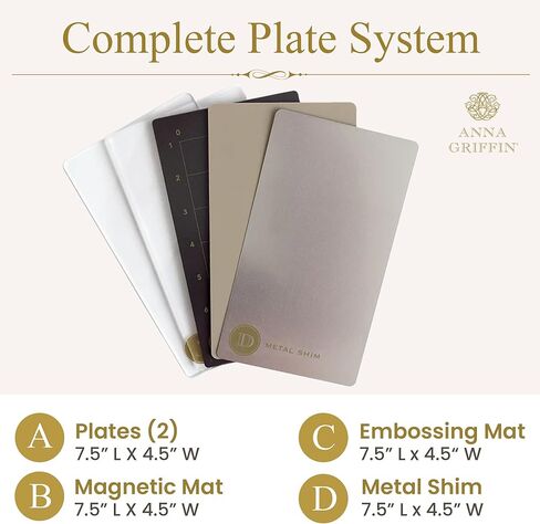 Anna Griffin Empress Elite Die Cutting Machines with Large Plates - 10% Faster Electric Die Cutting and Embossing Machine for Card Making, Embossing Tool for Crafting, Complete Set with Large Plates in Kuwait