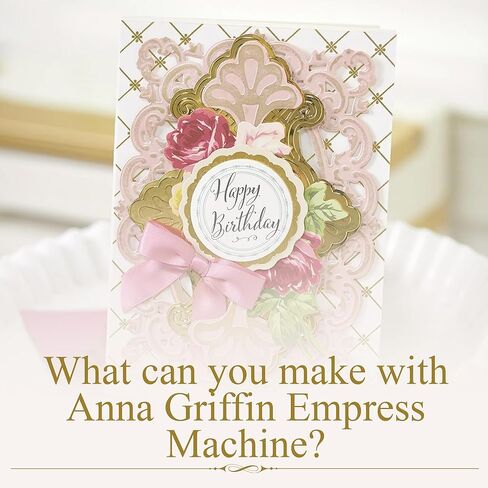 Anna Griffin Empress Elite Die Cutting Machines with Large Plates - 10% Faster Electric Die Cutting and Embossing Machine for Card Making, Embossing Tool for Crafting, Complete Set with Large Plates in Kuwait