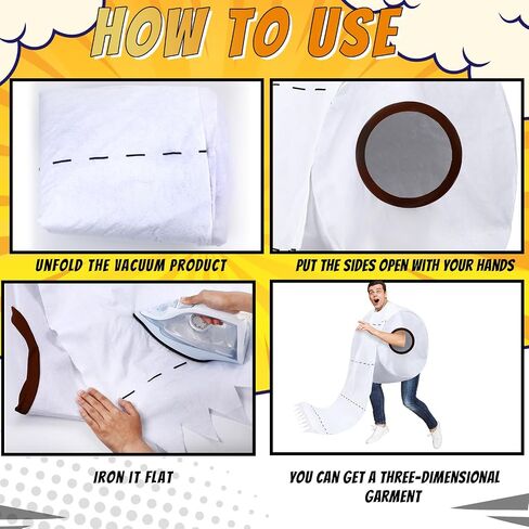 Paper Roll Adult Halloween Costume Giant Toilet for Women Men Hilarious Toilet Costume Large Paper Roll Jumpsuit Set One Size Fit Most Halloween Party Clothes for Adults in Saudi Arabia