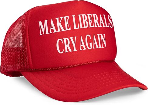 Make Liberals Cry Again Trucker Hat Mesh Cap in Saudi Arabia