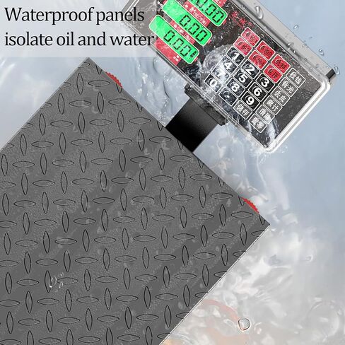Large Platform Scale with Wheel 660 LB Floor Weight Computing Postal Scale Digital Perfect Industrial Platform Scale Foldable for Postal Luggage Shipping Mailing Weighing in Saudi Arabia