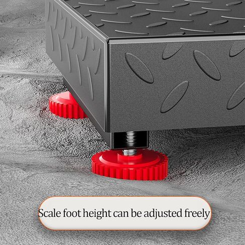 Large Platform Scale with Wheel 660 LB Floor Weight Computing Postal Scale Digital Perfect Industrial Platform Scale Foldable for Postal Luggage Shipping Mailing Weighing in Saudi Arabia