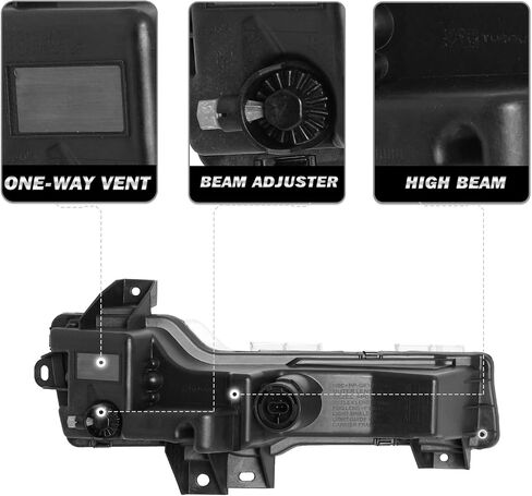 Fog Light Assembly with LED DRL UP-LEVEL for 2017-2023 Tesla Model 3 2020-2024 Model Y Left Driver Side in Saudi Arabia
