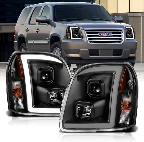 Amerilite لعام 2007-2014 GMC Yukon/Yukon XL Denali/Yukon Hybrid Chrome LED Tube Square Squar in Kuwait