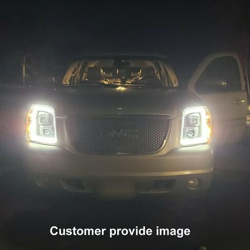 Amerilite لعام 2007-2014 GMC Yukon/Yukon XL Denali/Yukon Hybrid Chrome LED Tube Square Squar in Kuwait