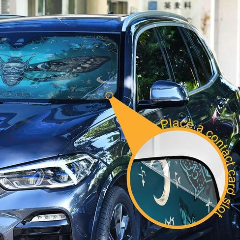 Car Windshield Sun Shade Dragon Swam in The Water Foldable Car Front Windshield Sunshade Blocks UV Rays Sun Visor Sun Heat Protection for Car Truck SUV to Keep Your Vehicle Cool,Medium in Saudi Arabia