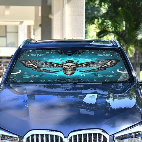 Car Windshield Sun Shade Dragon Swam in The Water Foldable Car Front Windshield Sunshade Blocks UV Rays Sun Visor Sun Heat Protection for Car Truck SUV to Keep Your Vehicle Cool,Medium in Saudi Arabia