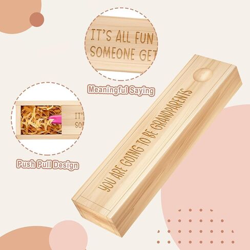 Pregnancy Announcement for Husband, Pregnancy Test Keepsake Box, Funny Baby Announcement Reveal Gifts Ideas for Husband Grandparents Dad Aunt and Uncle in Saudi Arabia