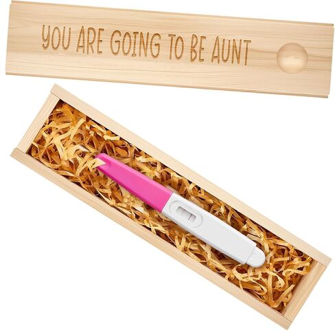 Pregnancy Announcement for Husband, Pregnancy Test Keepsake Box, Funny Baby Announcement Reveal Gifts Ideas for Husband Grandparents Dad Aunt and Uncle in Saudi Arabia