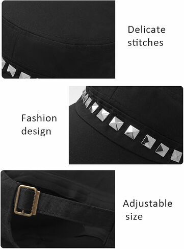 Cadet Army Cap Flat Top Hats Studded Military Caps for Men Women in Saudi Arabia