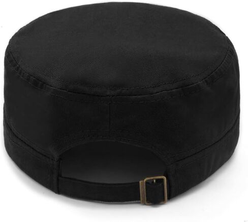 Cadet Army Cap Flat Top Hats Studded Military Caps for Men Women in Saudi Arabia