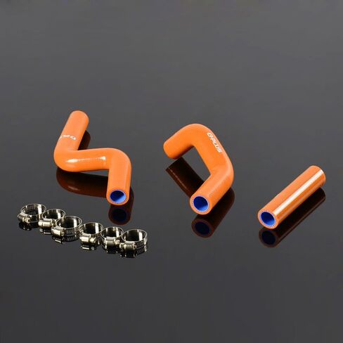 PIT66 Silicone Coolant Radiator Hose Kit,Compatible with 2001-2012 Kawasaki KX 85 KX85 Green with Clamps in Saudi Arabia
