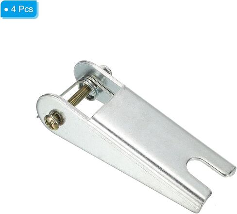 طقم مزلاج Patikil 3 بوصة الخطاف ، 4 حزمة معدنية القطر بديل لمركبة Clevis Hook ، Silver in Saudi Arabia