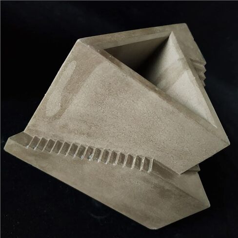 Silicone Concrete Flower Pot Molds,Industrial Building Design Succulent Plant Molds Cement Clay Moulds Home Office Desk Decor in Saudi Arabia