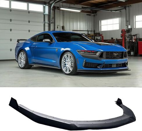 Front Bumper Lip Chin for Ford Mustang Dark Horse 2024 2025 3PCS (Matte Black) in Saudi Arabia