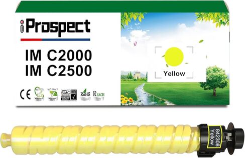 IM C2000 IM C2500 Toner Cartridge High Capacity IMC2000 IMC2500 Compatible Replacement for Ricoh IM C2000 IM C2500 Printers, 842307 Toner Cartridge (1-Pack, Black) in Kuwait
