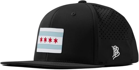Branded Bills Chicago Flag Flat Performance, Lightweight, Comfortable Baseball Cap in Saudi Arabia