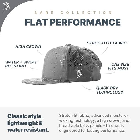 Branded Bills Chicago Flag Flat Performance, Lightweight, Comfortable Baseball Cap in Saudi Arabia