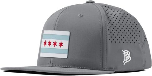 Branded Bills Chicago Flag Flat Performance, Lightweight, Comfortable Baseball Cap in Saudi Arabia