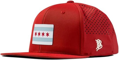 Branded Bills Chicago Flag Flat Performance, Lightweight, Comfortable Baseball Cap in Saudi Arabia