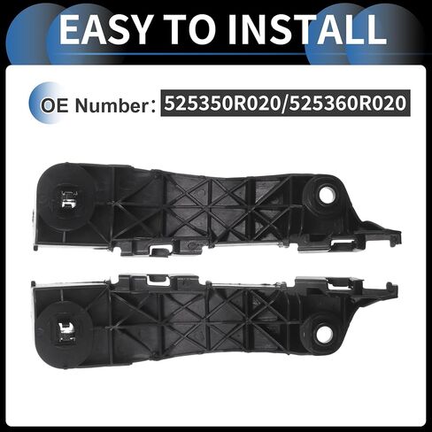 شريحة دعم الوفير ، أقواس الصدمات اليسرى واليسرى الوفير ، قوس التثبيت رقم 525350R020/525360R020 لتويوتا RAV4 2006-2012 ABS بلاستيك أسود ، 1 زوج in Saudi Arabia