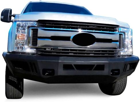 Black Horse Armor Armor Highted Duty Pumper Armor I الأمامي الوفير غير لامع أسود متوافق مع 2017-2023 Ford F-250 Super Duty | 2017-2023 Ford F-350 Super Duty-AFB-F217 in Saudi Arabia